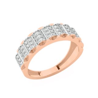 Meara Round Diamond Ring For Men